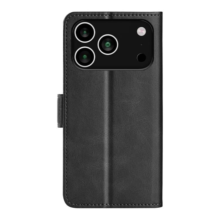 For iPhone 17 Pro Dual-side Magnetic Buckle Horizontal Flip Leather Phone Case