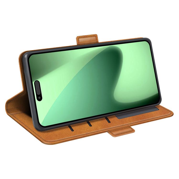 For iPhone 17 Pro Dual-side Magnetic Buckle Horizontal Flip Leather Phone Case