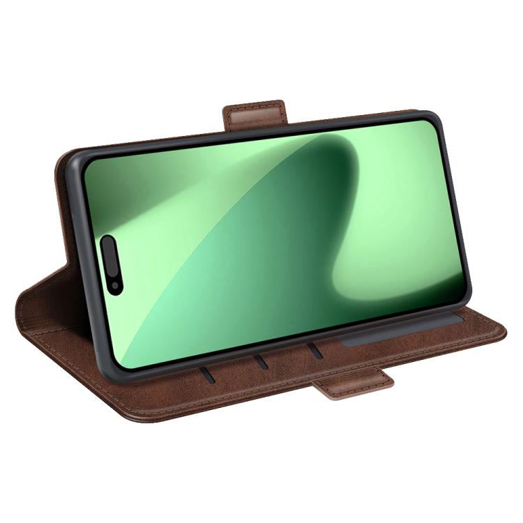 For iPhone 17 Pro Dual-side Magnetic Buckle Horizontal Flip Leather Phone Case