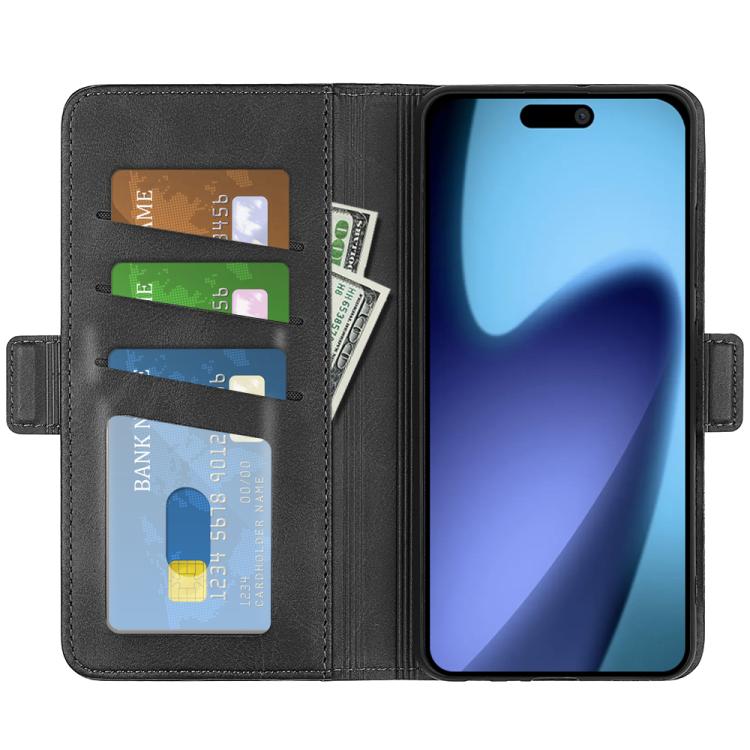 For iPhone Air Dual-side Magnetic Buckle Horizontal Flip Leather Phone Case
