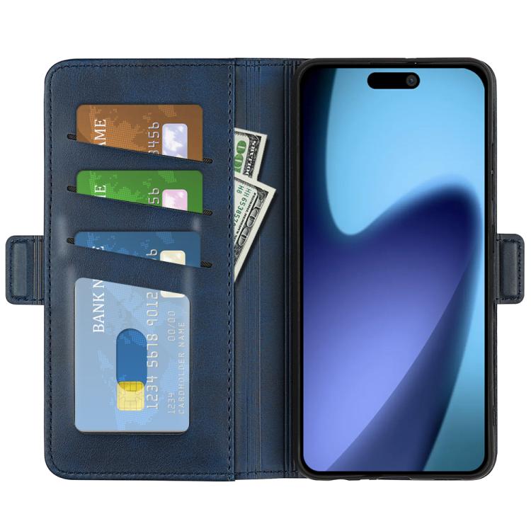 For iPhone Air Dual-side Magnetic Buckle Horizontal Flip Leather Phone Case