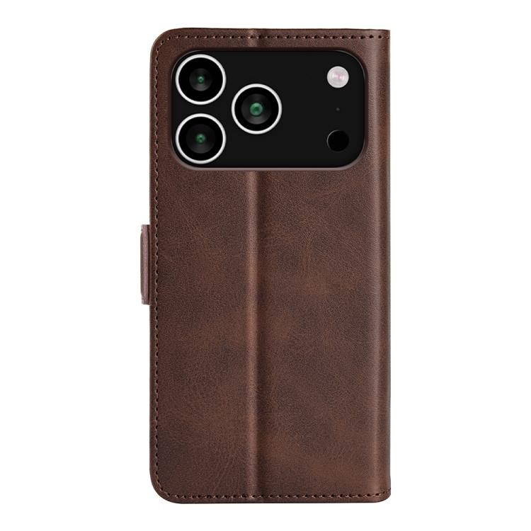 For iPhone 17 Pro Max Dual-side Magnetic Buckle Horizontal Flip Leather Phone Case