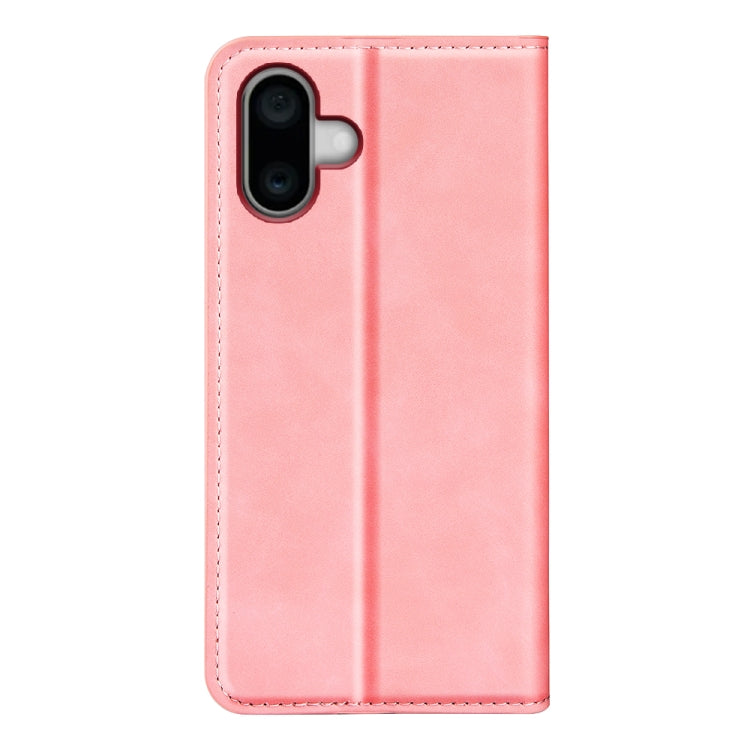 For iPhone 16 Pro Retro-skin Magnetic Suction Leather Phone Case