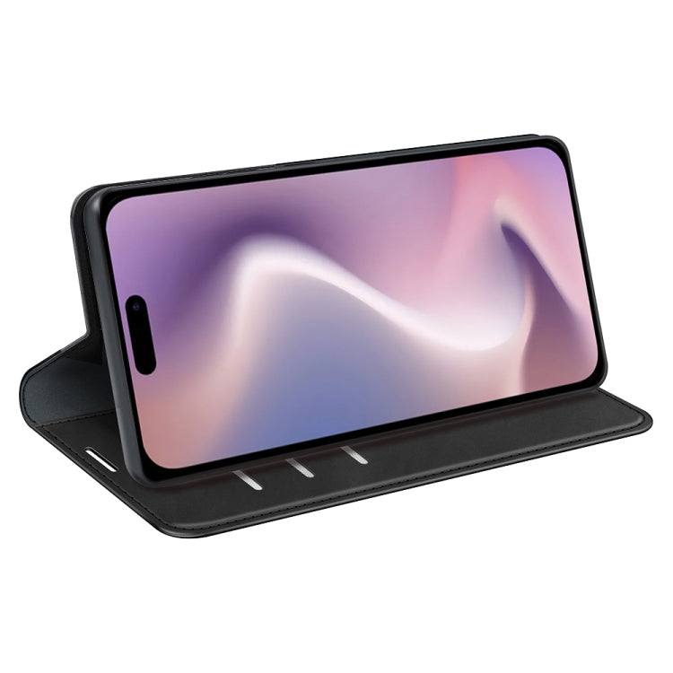 For iPhone 16 Plus Retro-skin Magnetic Suction Leather Phone Case