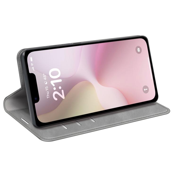 For iPhone 17e / 16e Retro-skin Magnetic Suction Leather Phone Case