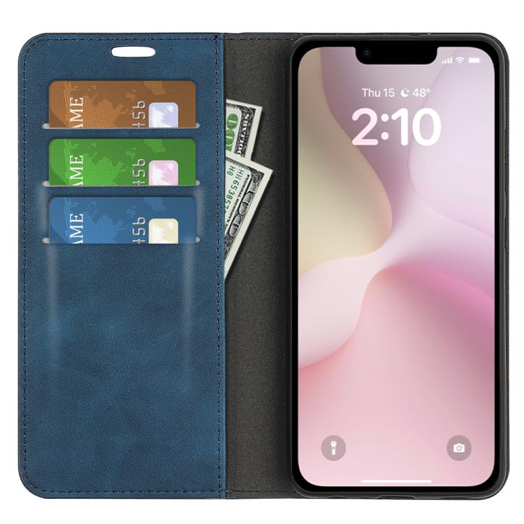 For iPhone 17e / 16e Retro-skin Magnetic Suction Leather Phone Case