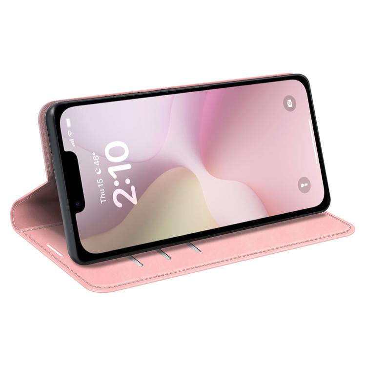 For iPhone 17e / 16e Retro-skin Magnetic Suction Leather Phone Case