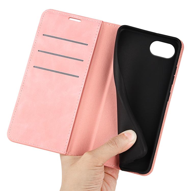 For iPhone 17e / 16e Retro-skin Magnetic Suction Leather Phone Case