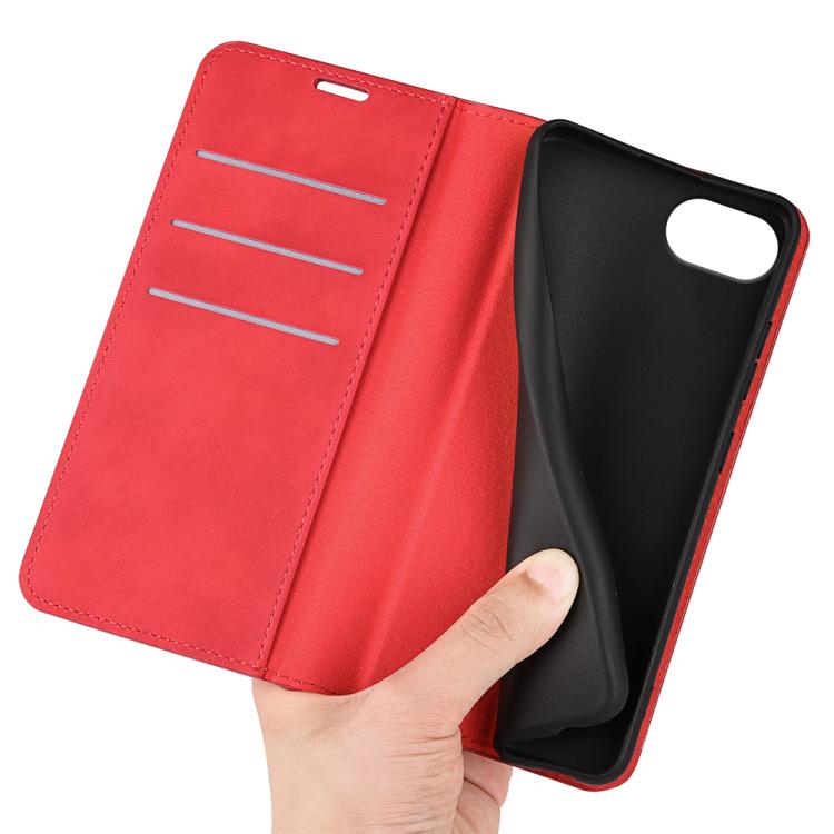 For iPhone 17e / 16e Retro-skin Magnetic Suction Leather Phone Case