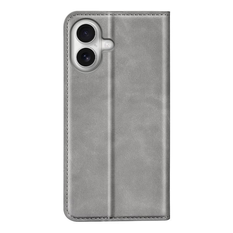 For iPhone 17 Retro-skin Magnetic Suction Leather Phone Case