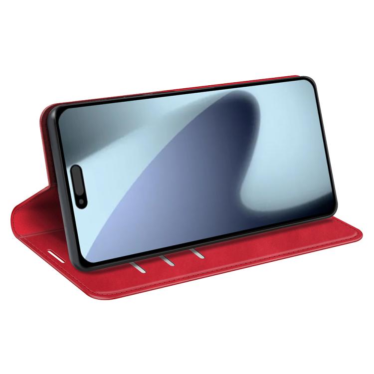 For iPhone 17 Retro-skin Magnetic Suction Leather Phone Case