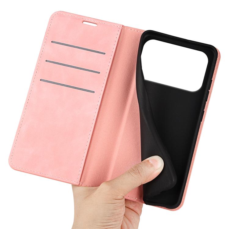 For iPhone 17 Pro Retro-skin Magnetic Suction Leather Phone Case