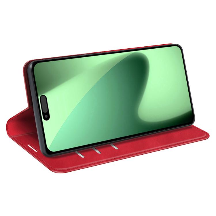 For iPhone 17 Pro Retro-skin Magnetic Suction Leather Phone Case