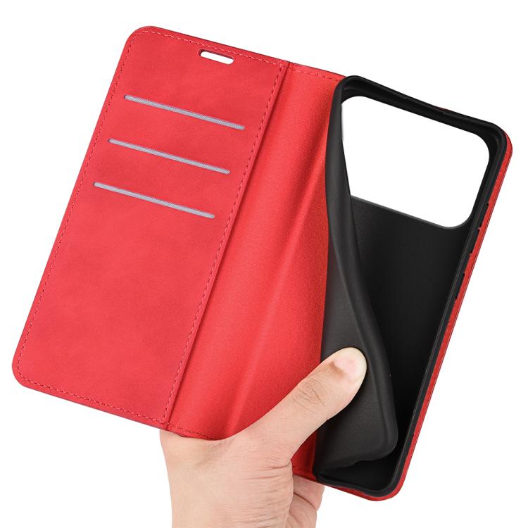 For iPhone 17 Pro Retro-skin Magnetic Suction Leather Phone Case