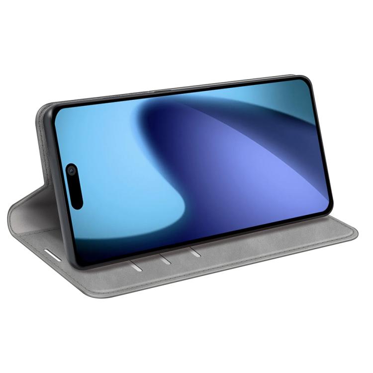 For iPhone Air Retro-skin Magnetic Suction Leather Phone Case