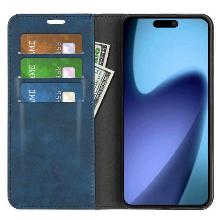 For iPhone Air Retro-skin Magnetic Suction Leather Phone Case