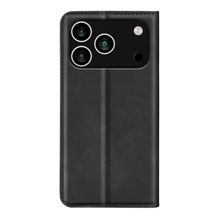 For iPhone 17 Pro Max Retro-skin Magnetic Suction Leather Phone Case