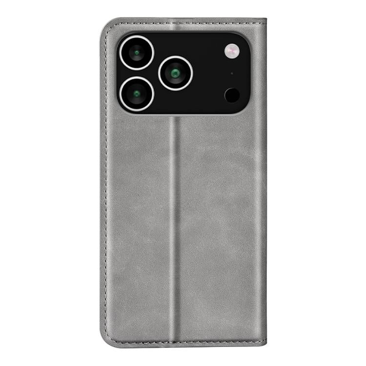 For iPhone 17 Pro Max Retro-skin Magnetic Suction Leather Phone Case