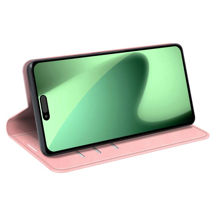 For iPhone 17 Pro Max Retro-skin Magnetic Suction Leather Phone Case