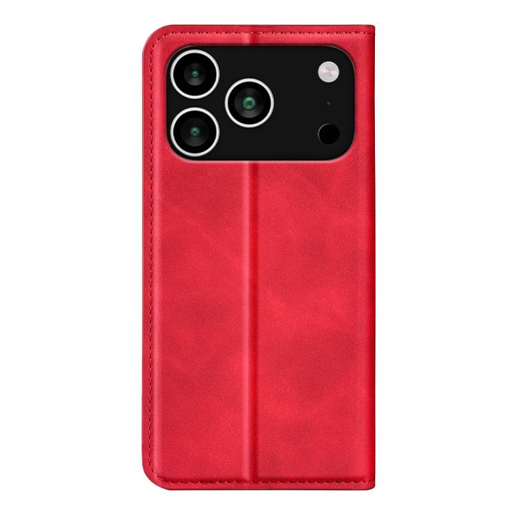 For iPhone 17 Pro Max Retro-skin Magnetic Suction Leather Phone Case