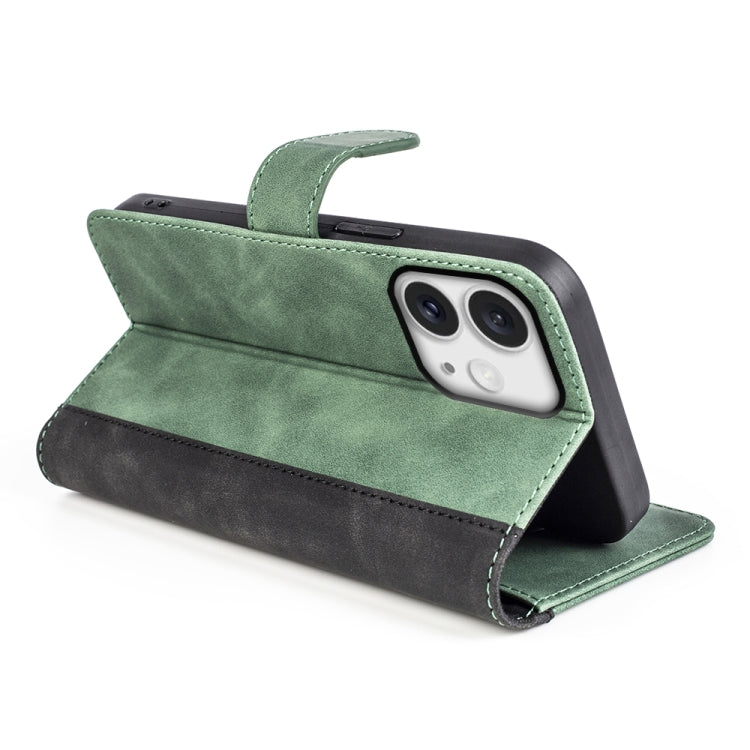 For iPhone 16 Pro Stitching Horizontal Flip Leather Phone Case
