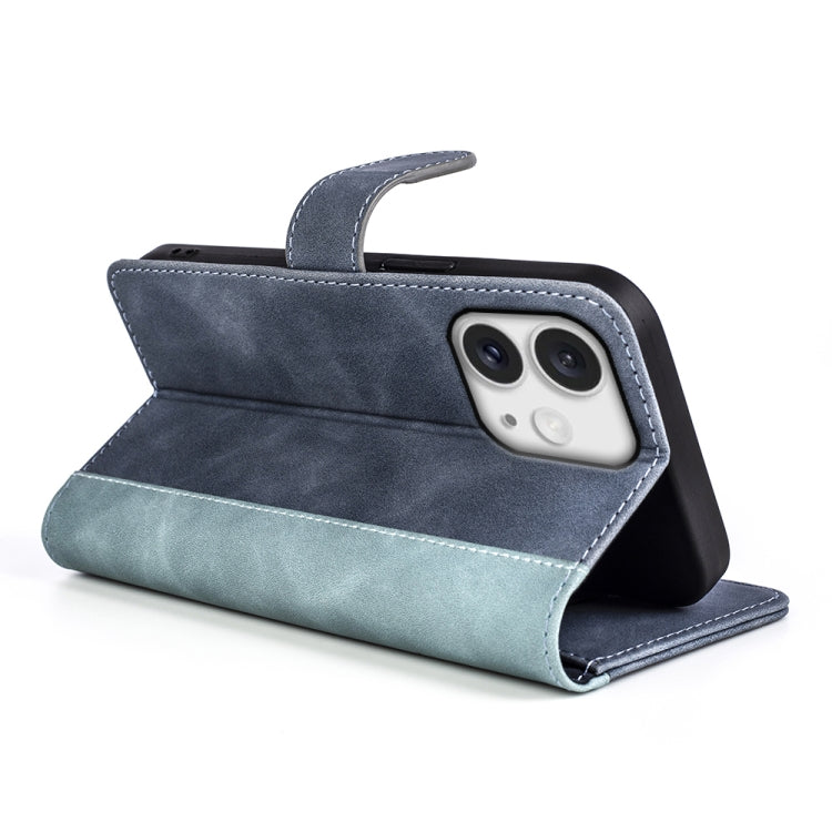 For iPhone 16 Pro Stitching Horizontal Flip Leather Phone Case