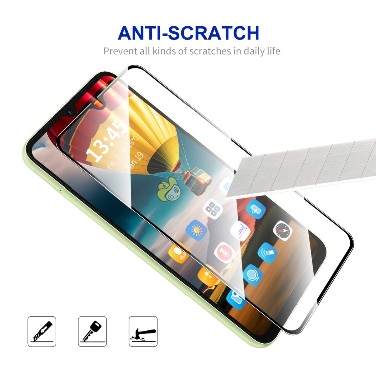 For Xiaomi Redmi 14C ENKAY Hat-Prince Full Glue High Aluminum-silicon Tempered Glass Film