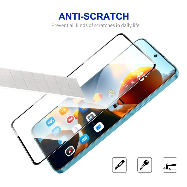 For Redmi K70 Ultra 10pcs ENKAY Hat-Prince Full Glue High Aluminum-silicon Tempered Glass Film