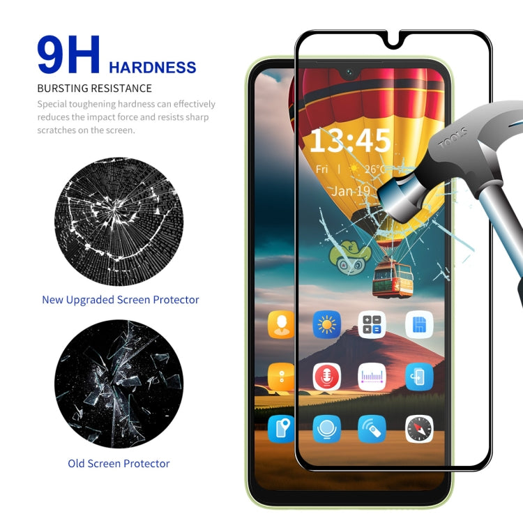 For Xiaomi Redmi 14C 10pcs ENKAY Hat-Prince Full Glue High Aluminum-silicon Tempered Glass Film
