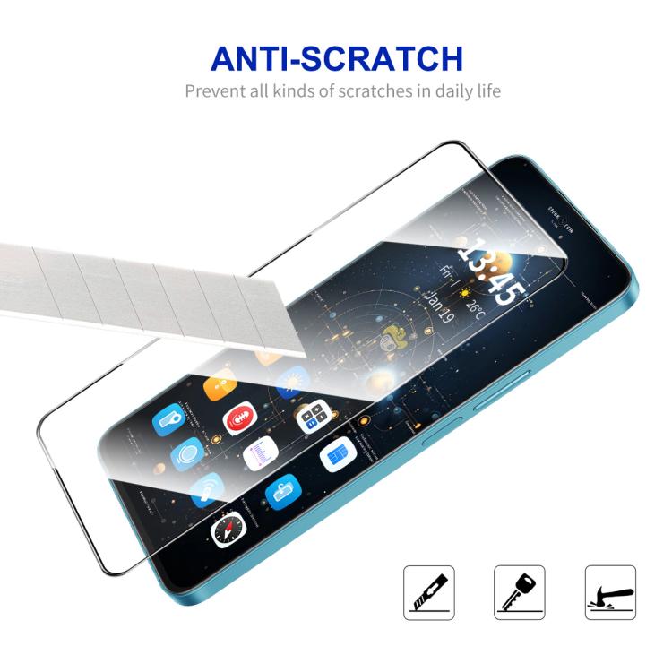 For Redmi Note 14S 4G 10pcs ENKAY Hat-Prince Full Glue High Aluminum-silicon Tempered Glass Film