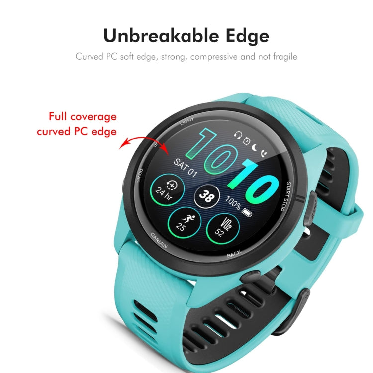 For Garmin Forerunner 265 5pcs ENKAY 3D Full Coverage Soft PC Edge PMMA HD Screen Protector Film