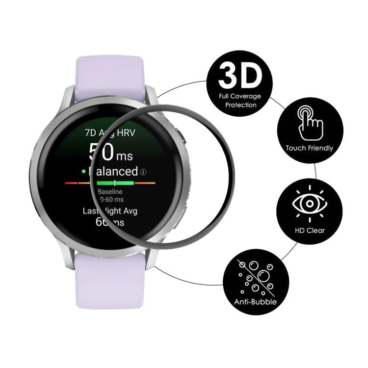 For Garmin Venu 4 41mm 5pcs ENKAY 3D Full Coverage Soft PC Edge PMMA HD Screen Protector Film