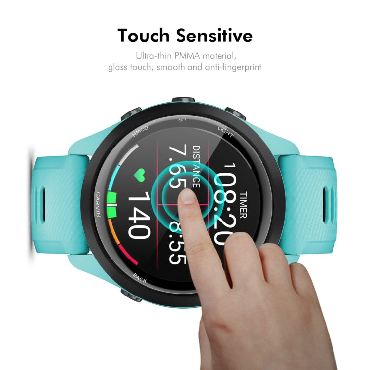 For Garmin Forerunner 265 10pcs ENKAY 3D Full Coverage Soft PC Edge PMMA HD Screen Protector Film
