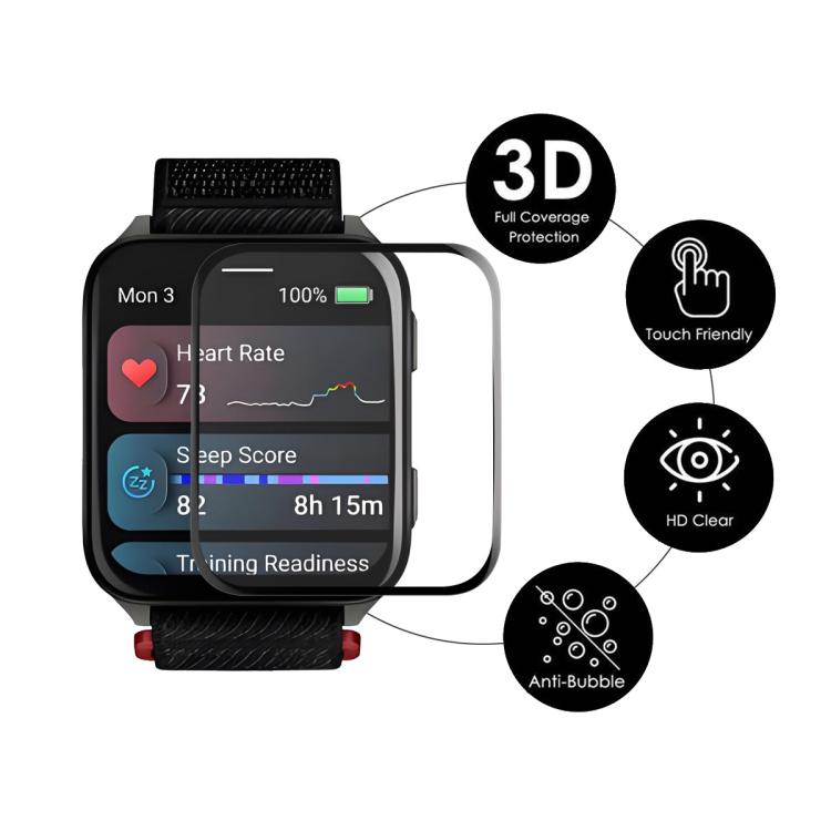 For Garmin Venu X1 10pcs ENKAY 3D Full Coverage Soft PC Edge PMMA HD Screen Protector Film