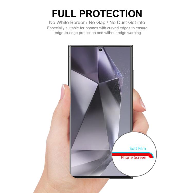 For Samsung Galaxy S25 Ultra 2pcs ENKAY Hat-Prince Full Glue Coverage Soft Explosion-proof Hydrogel Film
