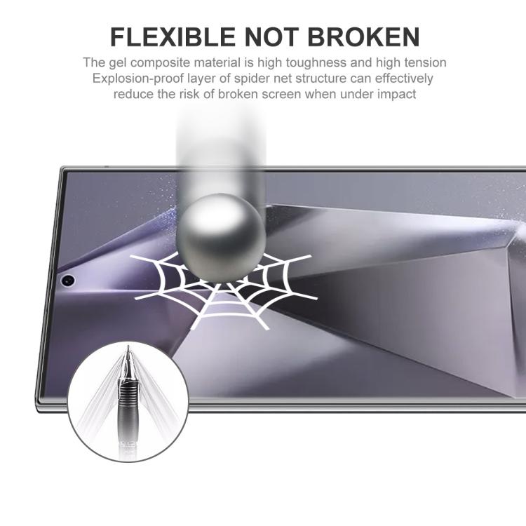 For Samsung Galaxy S25 Ultra 2pcs ENKAY Hat-Prince Full Glue Coverage Soft Explosion-proof Hydrogel Film