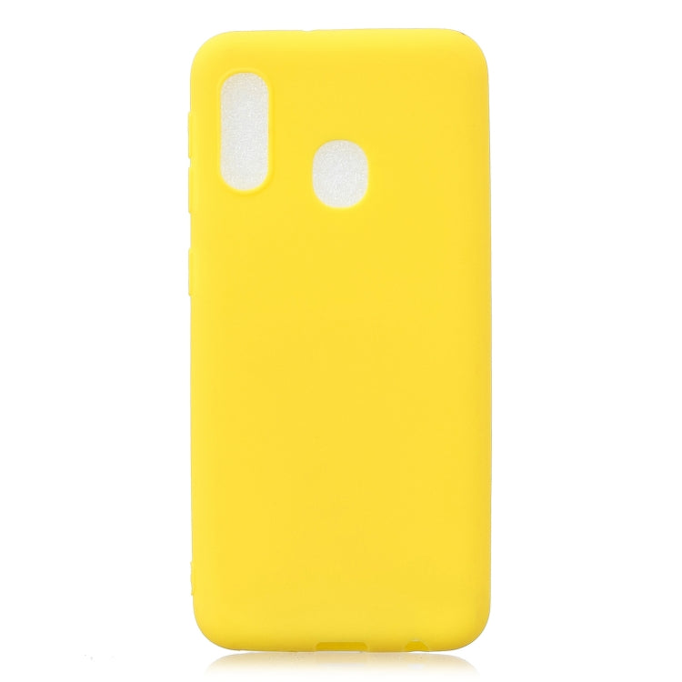 Frosted Solid Color TPU Protective Case for Galaxy A20e