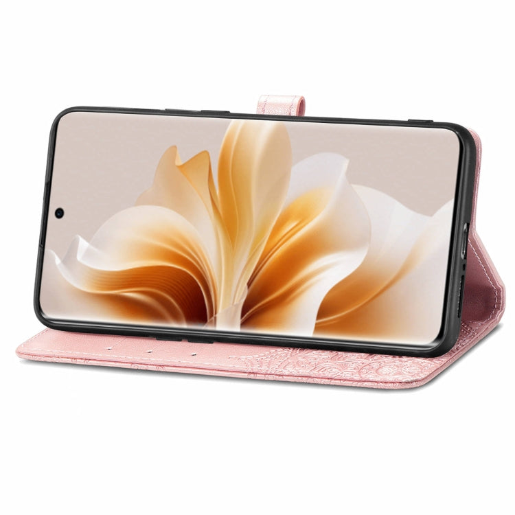 For OPPO Reno11 EU Mandala Flower Embossed Leather Phone Case