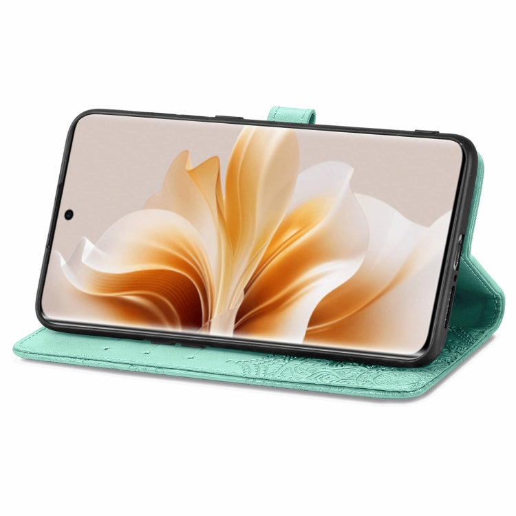 For OPPO Reno11 EU Mandala Flower Embossed Leather Phone Case