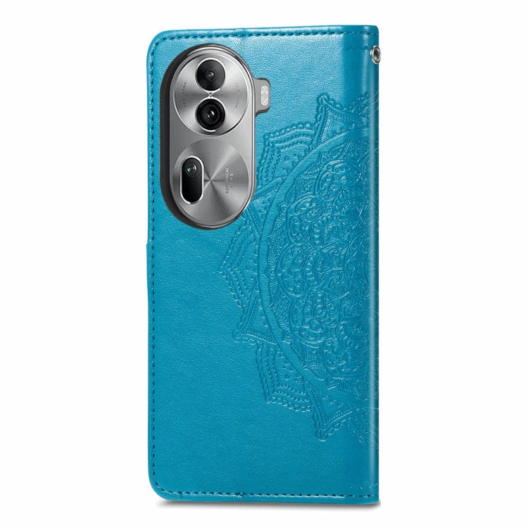 For OPPO Reno11 Pro EU Mandala Flower Embossed Leather Phone Case