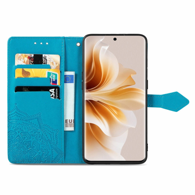 For OPPO Reno11 Pro EU Mandala Flower Embossed Leather Phone Case