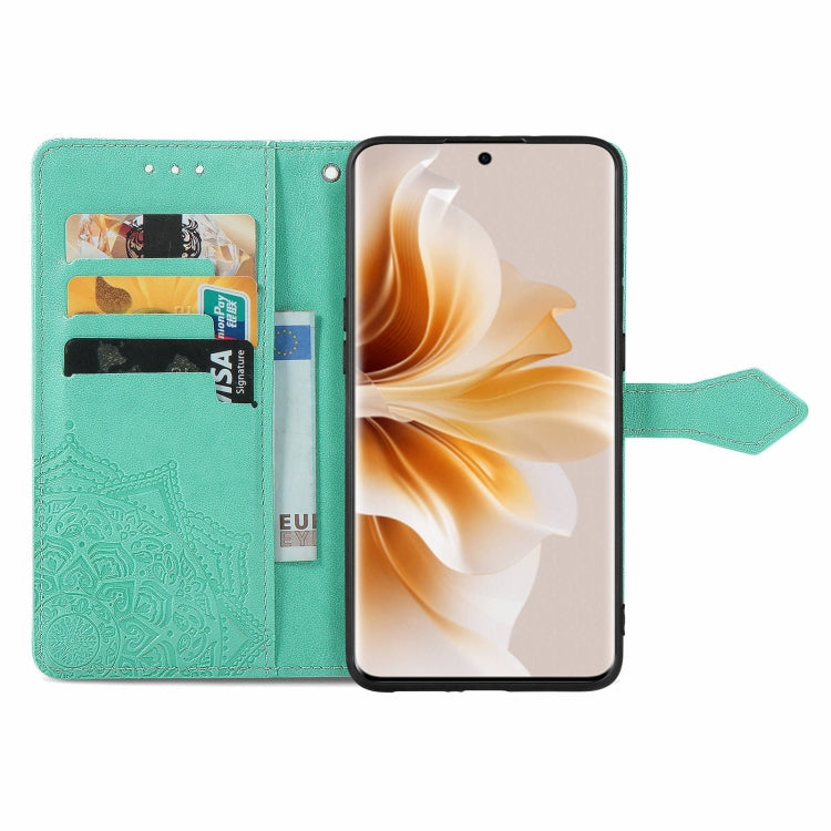 For OPPO Reno11 Pro EU Mandala Flower Embossed Leather Phone Case