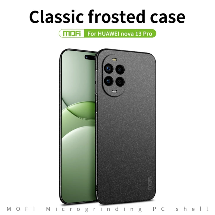 For Huawei nova 13 Pro MOFI Fandun Series Frosted PC Ultra-thin All-inclusive Phone Case