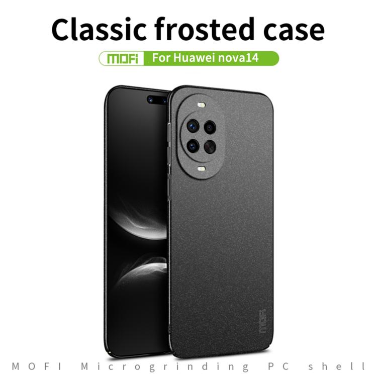 For Huawei nova 14 MOFI Fandun Series Frosted PC Ultra-thin All-inclusive Phone Case