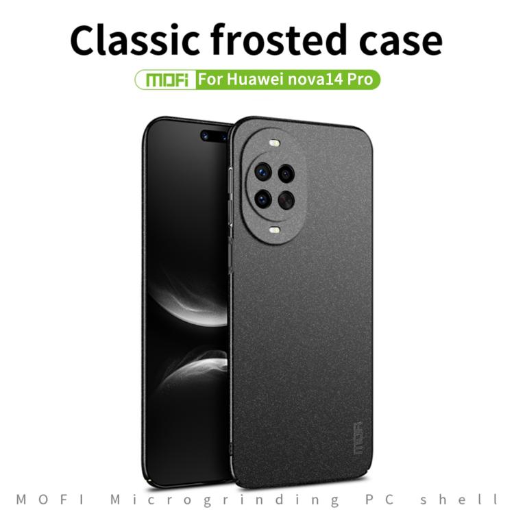 For Huawei nova 14 Pro MOFI Fandun Series Frosted PC Ultra-thin All-inclusive Phone Case
