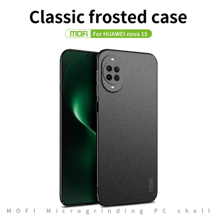 For Huawei nova 15 MOFI Fandun Series Frosted PC Ultra-thin All-inclusive Phone Case