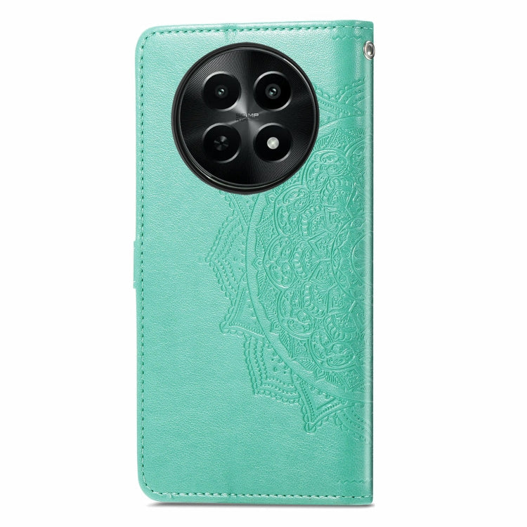 For  Realme 12 Mandala Flower Embossed Leather Phone Case