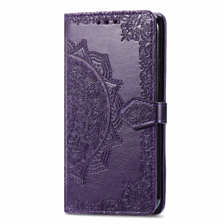 For  Realme 12 Mandala Flower Embossed Leather Phone Case