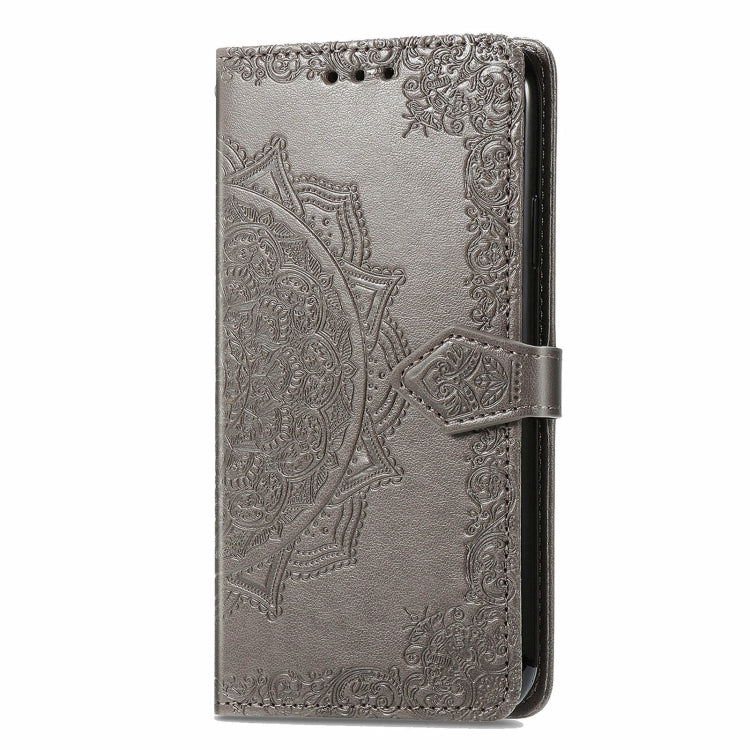 For  Realme 12 Mandala Flower Embossed Leather Phone Case