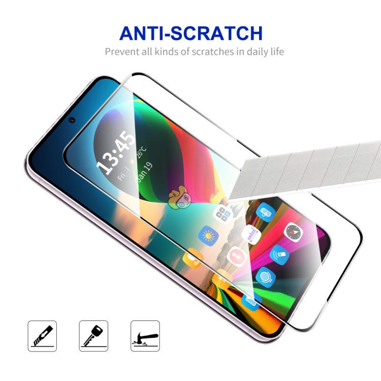 For Motorola Moto G Play 2025 ENKAY Full Glue High Aluminum-silicon Tempered Glass Film